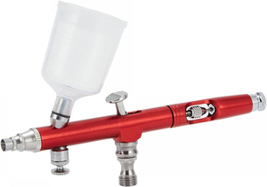 Dual-Action Airbrush Spray Gun Gravity Feed Airbrush Kit with 7cc 20cc 40cc 0.3mm for Makeup Nail Art Tattoo Cake Toy Model - Product Image 3