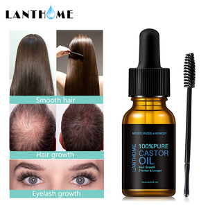 Huile de ricin Lanthome pour la croissance des <span class=keywords><strong>sourcils</strong></span>, des cils et des cheveux, sérum 100% biologique, marque privée - Product Image 5