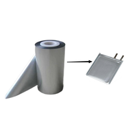 Film laminé en aluminium pour batterie lithium-ion, épaisseur 156 µm, blanc argenté, pour matériaux de boîtier de cellule souple ATSM ASM-ALF-03