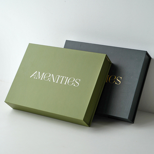 Boîte de rangement cadeau magnétique en papier rigide fantaisie avec ruban, logo personnalisé en gros, épuisé - Product Image 6