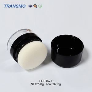 Boîte à poudre multifonctionnelle 5g, simple à utiliser et à transporter, avec un miroir et une éponge à poudre - Product Image 4