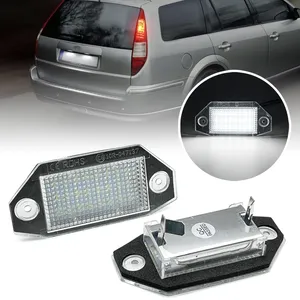 2 Pezzi <span class=keywords><strong>Luce</strong></span> Targa a LED Bianca per Ford Mondeo MK3 2000-2007 Lampada Illuminazione Targa - Product Image 1