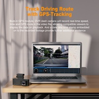 Kamera dasbor mobil, layar IPS DVR mobil lensa ganda HD Sony IMX 4k, kamera perekam Video dengan GPS WiFi WDR, kamera dasbor mobil baru