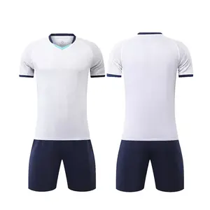 Toptan süblimasyon Polyester futbol kıyafetleri spor OEM sunucu tasarımı futbol forması