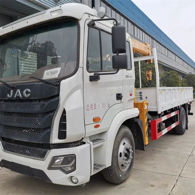 Высококачественный грузовик JAC rhd или lhd, 5 тонн, 6,3 тонны, 8 тонн, 10 тонн, строительный кран на грузовике, Лидер продаж
