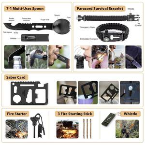 Regalos para hombres Gadget Tactical <span class=keywords><strong>First</strong></span> <span class=keywords><strong>Aid</strong></span> Supplies <span class=keywords><strong>Kit</strong></span> de herramientas para exteriores, equipo de supervivencia y <span class=keywords><strong>kit</strong></span> de copos de nieve 30 en 1 - Product Image 3