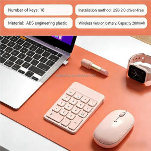 Mini clavier universel 18 touches numériques 2.4G sans fil rechargeable - Product Image 3