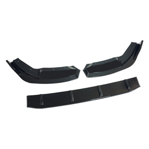 Divisor delantero de 3 secciones en ABS negro brillante para BMW X3M F97, alerón para parachoques delantero, modelos 2017-2021 - Product Image 4