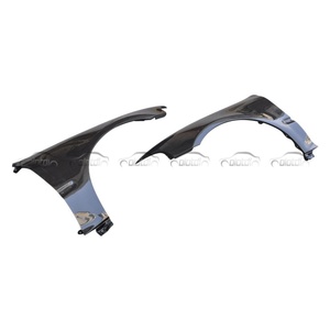 Finition de garniture de fentes latérales extérieures en fibre de carbone style OEM pour Honda Civic K6 EG 3D 1992-1995 - Product Image 3