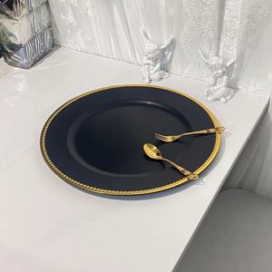 Plateau de service de banquet de mariage haut de gamme texturé super brillant, plateau à fruits irrégulier tendance <span class=keywords><strong>2022</strong></span> G38 - Perle plaquée or super scintillante - Product Image 3
