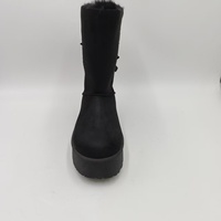 Chaussures d'hiver pour femmes, bottes personnalisées OEM et ODM, semelle plateforme en fausse fourrure, antidérapantes, chaudes et thermiques