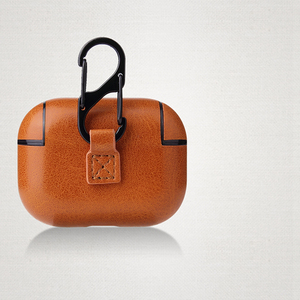 Funda de cuero PU para Airpods Pro funda protectora de lujo con hebilla antipérdida para Air Pods 2 1 3 auriculares Earpods Fundas - Product Image 3