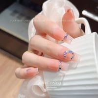 Diamants colorés de haute qualité à 33 facettes, accessoires pour nail art style Faux Huazi, 50 pièces de strass assortis ultra-brillants pour ongles