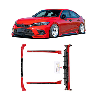 Kit de Carrocería para Civic 11ª Gen (2021-2024) Plástico Acabado Pulido Lip de Parachoques Delantero Faldón Lateral Difusor Trasero Alerón - Product Image 1