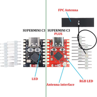 ESP32-C3 Plus Development Board with Wi-Fi + BT Module for Smart Home