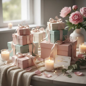 Elevate Your Brand Any Occasion Paper <b>Box</b> Personalized Ribbon Elegant Packaging for Birthday <b>Wedding</b> Retail Luxury <b>Gift</b> <b>Box</b> - Product Image 2