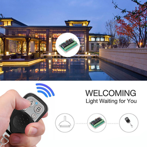 Metal Push Button <b>Remote</b> <b>Control</b> Transmitter ABCD / Lock Unlock 4Button 433MHz Universal 4 Buttons Garage Door Opener <b>Remote</b> - Product Image 4