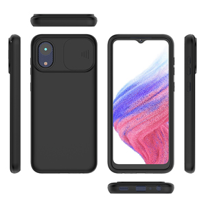Etui antichoc pour Samsung <span class=keywords><strong>Galaxy</strong></span> A03 Core A24 4G A54 A34 Sacs pour téléphone portable Objectif coulissant Protection de l'appareil photo PC Matte Phone Cases - Product Image 2