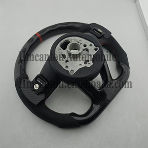 Nouveau produit phare : Volant en fibre de carbone et Alcantara pour modèles Audi A3, A4, A4L, A5, A7L, A8, Q5, Q7, B9, A6, R8 - Product Image 2