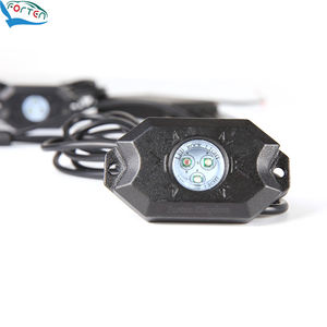 RGB Rock Light Kit 4 Pods IP68 App Sync Remote Control LED Light Kit pour voiture UTV ATV Road Truck Wrangler Uttermost Commodité - Product Image 4