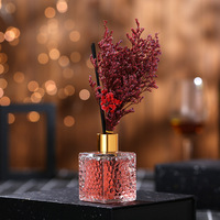 AYOYO Ensemble de fleurs séchées d'intérieur pour maison Parfum sans feu Aromathérapie Huile essentielle Parfumée Roseau Rotin Diffuseur Air Fresh Gift Set