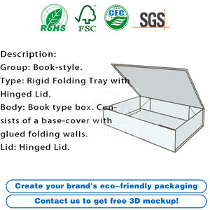 磁気閉鎖フリップトップ付き段ボール包装マグネットボックス大型マットブラックペーパーギフト折りたたみボックス - Product Image 3