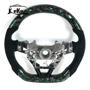 พวงมาลัยคาร์บอนไฟเบอร์สีเขียว LED สำหรับ <span class=keywords><strong>Honda</strong></span> Accord รุ่นที่สิบ ปี 2018-2023 รองรับการปรับแต่ง - Product Image 5