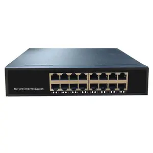 محول تبديل إيثرنت سريع Rj45 محول محول إيثرنت سريع 16 منفذ/10/mbps محور تبديل الشبكة المحلية إيثرنت