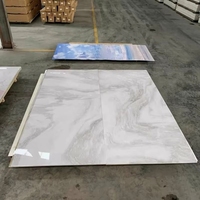 Revêtement mural SPC facile à installer, imperméable, texture bois, feuille de PVC, panneau mural SPC pour décoration intérieure