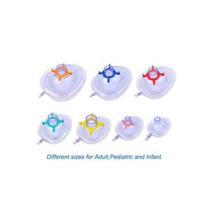 Wegwerp ademhalingsmasker van latex, siliconen, medisch PVC, anesthesiemasker met inflatieklep, CE-gecertificeerd klasse I, ver-infrarood - Product Image 3