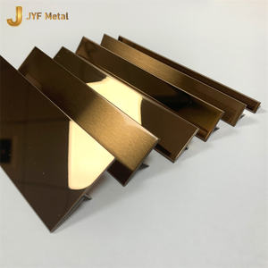 EX282 Modern Decorative Stainless Steel <b>T</b>-<b>Bar</b> Durable Finish for Interior Wall Flooring Edges Home Hotel Use 5+ Year Warranty - Product Image 2