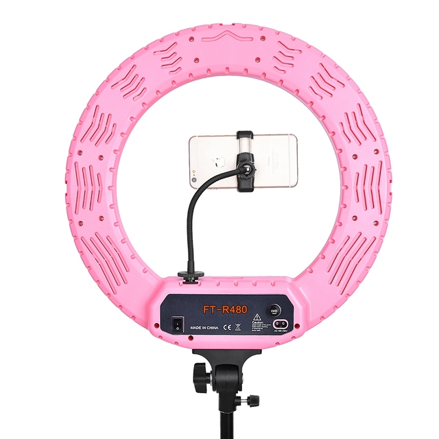 48w 3200-5800k 480pcs 18\" Led Ring Light With Stand For Phone & Camera Youtube Makeup-black White