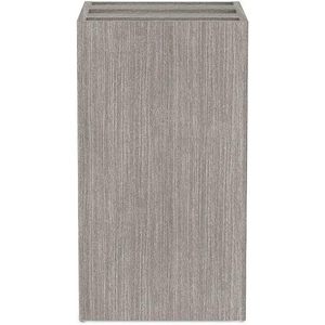 Alera Valencia Series 3-Drawer Full Pedestal <b>File</b> in <b>Box</b>/<b>Box</b>/<b>File</b> Legal/Letter 15.63\" X 20.5\" X Gray <b>Metal</b> Left/Right Options - Product Image 3