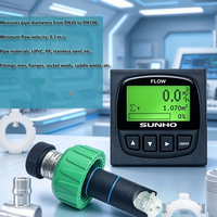 Débitmètre à turbine à pales haute précision pour conduite d'eau, DC24V, 4-20mA, avec écran LCD grand format pour paramètres et relais de limite haute/basse