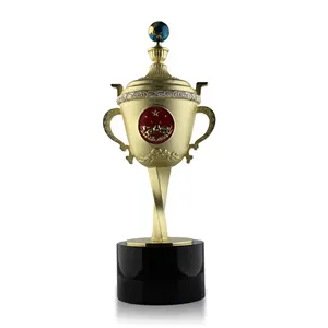 New products 2022 unique Changan trophy cup honor souvenir items custom harmony symbol gold award trophy