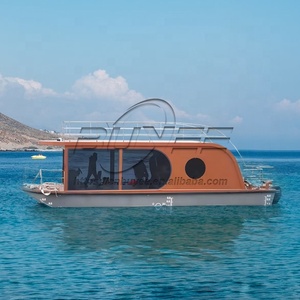 Maison mobile moderne <span class=keywords><strong>sur</strong></span> <span class=keywords><strong>l</strong></span>'<span class=keywords><strong>eau</strong></span>, coque en aluminium, moteur hors-bord, <span class=keywords><strong>bateau</strong></span>-maison, nouvelle petite maison flottante, vente chaude - Product Image 4