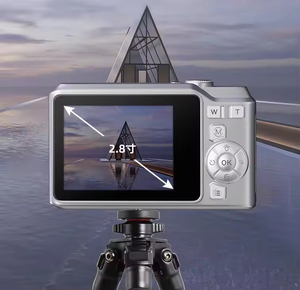 Cámaras Digitales con Pantalla LCD Giratoria, Recargables por USB, Duraderas, de ABS y Metal Plateado, para Estudiantes, Directo de Fábrica - Product Image 5