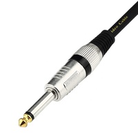 Câble audio Xput 6,35 mm TS mâle vers XLR mâle, transmission de signal mono 2 pôles, connecteur plaqué or pour haut-parleur