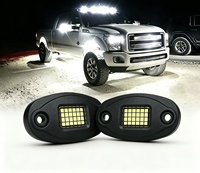 Lumière de châssis LED super lumineuse à 24 LED blanc pur SMD3030, étanche, pour camion, Jeep, VTT, éclairage de cavité de roue