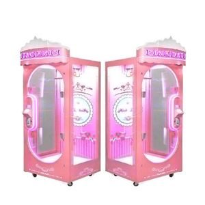Máquina Comercial Rosa de Corte de Premios para Tiendas de Centro Comercial, Gabinete de Juego de Corte de Premios Operado con Monedas, Equipo Expendedor de Arcade - Product Image 6