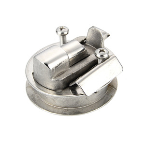 Accessoires de quincaillerie marine en acier inoxydable, serrures de sol rondes, boîtes de pont, loquets de porte pour yachts et bateaux rapides - Product Image 1
