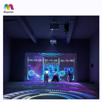 Projection immersive éducative Jeux d'intérieur Affichages 3D extérieurs Parc à thème projecteur à caméra interactive école pour enfants