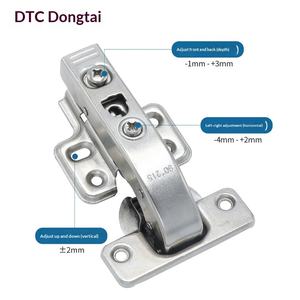 Петля для мебельных дверей из холоднокатаной стали с демпфером, поворотная на 90 градусов, для шкафов и гардеробов - Product Image 2