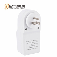 Protecteur de tension 120V avec prise EU, protection automatique contre les surtensions et les sous-tensions, pour réfrigérateur, téléviseur, climatiseur