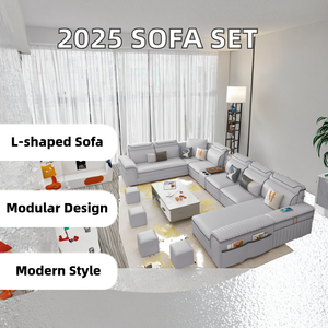 <span class=keywords><strong>2025</strong></span> Hiện Đại Xu Hướng Lớn/Căn Hộ Nhỏ Mới <span class=keywords><strong>Sofa</strong></span> Cắt Đặt Có Thể Tháo Rời Vải Có Thể Giặt Miếng Bọt Biển Làm Đầy Đồ Nội Thất Phòng Khách - Product Image 2