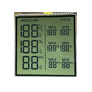 Factory Cheap Customized 30 40 Pin 7 Segment With Backlight 5.0 V Digit LCD Display Screen Module For Thermostat