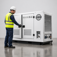 Générateur diesel Cummins 75KW 100KW 400KW Démarrage automatique 1500/1800 tr/min Type mobile à châssis ouvert Super silencieux Contrôleur ATS inclus