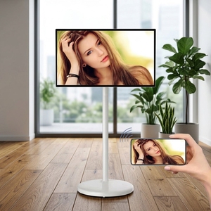 27 Inch <b>Portable</b> Smart <b>TV</b> Android 15 Touch Screen LED Monitor 8GB 256GB 20000mAh Rolling Stand White CN OEM <b>Portable</b> Viewing Des - Product Image 6
