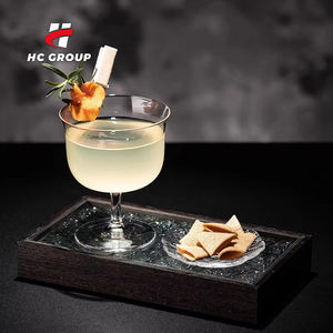 Estilo Japonês Cristal Boca Larga Martini Cup Borboleta Clássica Flauta Wine Bar Cocktail Glass - Product Image 1