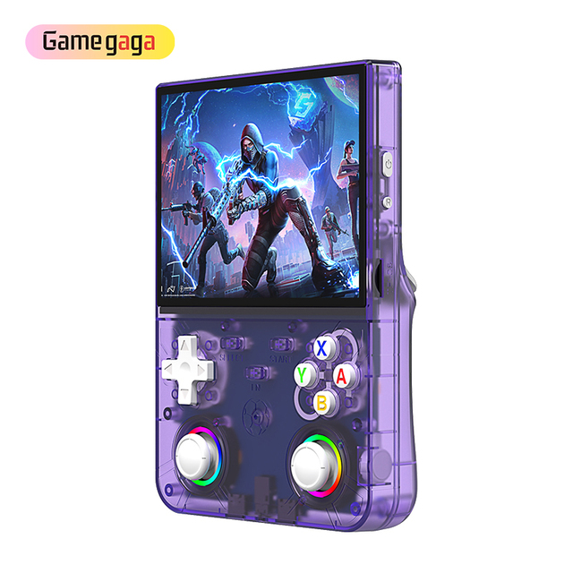 Gamegaga R36 Ultra X Retro Handheld Game Console 4.5-inch Screen Portable 64G Open-source Linux System Wi-Fi RK3326 1.5GHz 1GB